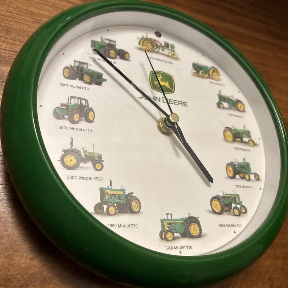 John Deere Licensed Tractor Clock 12 Different Tractor Sounds Tested Works 9